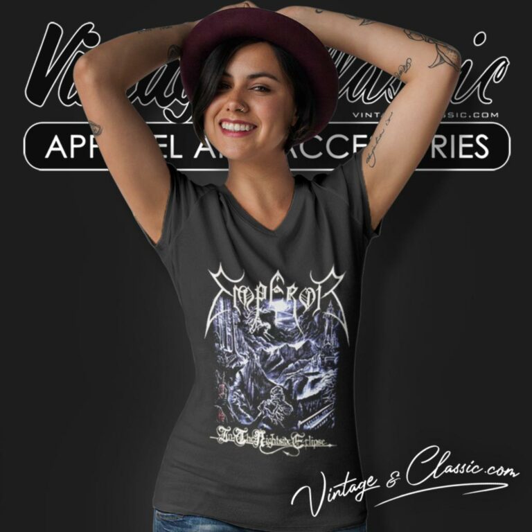 Emperor Nightside Eclipse V Neck TShirt Emperor Nightside Eclipse V Neck TShirt