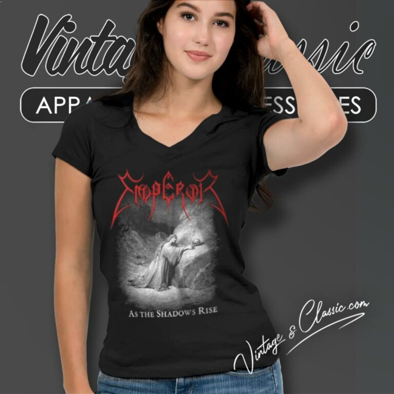 Emperor Shirt As The Shadows Rise V Neck TShirt 1 Emperor Shirt As The Shadows Rise V Neck TShirt 1