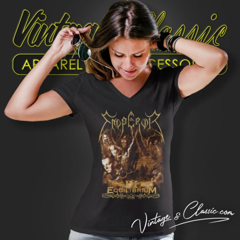 Emperor Shirt Ix Equilibrium Album V Neck TShirt Emperor Shirt Ix Equilibrium Album V Neck TShirt