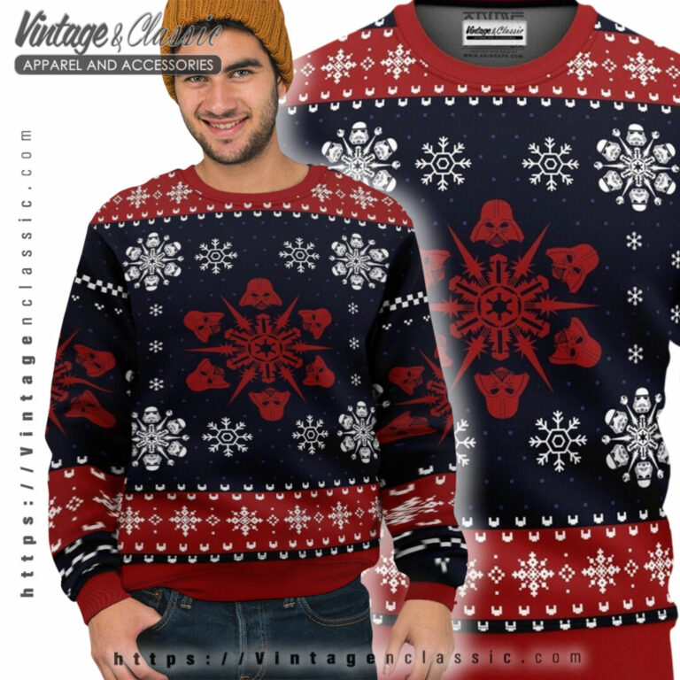 Empire Snowflakes Star Wars Ugly Sweater Ugly Sweater Empire Snowflakes Star Wars Ugly Sweater Ugly Sweater