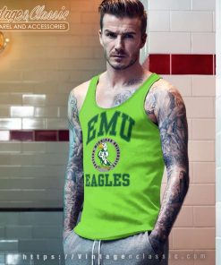 Emu Eagles Shirt Eastern Michigan University Tank Top Racerback