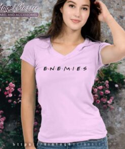 Enemies Friends Tv Show Inspired V Neck TShirt