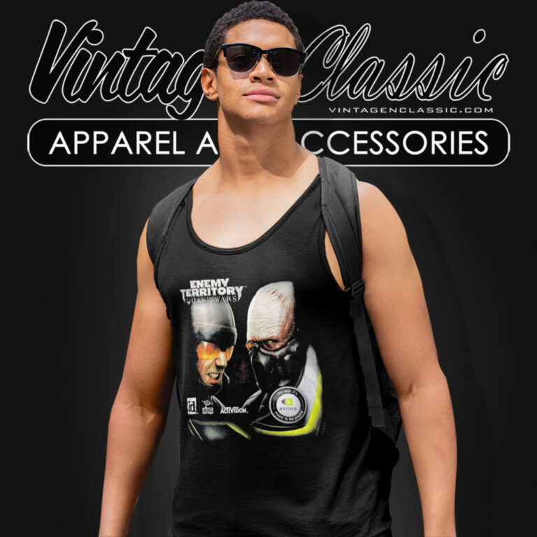 Enemy Territory Quake Wars Video Game Tank Top Racerback Enemy Territory Quake Wars Video Game Tank Top Racerback
