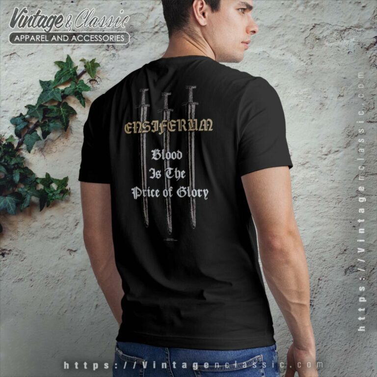 Ensiferum Shirt Blood Is The Price Of Glory Backside T Shirt Ensiferum Shirt Blood Is The Price Of Glory Backside T Shirt