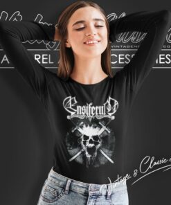 Ensiferum Skull Long Sleeve Tee