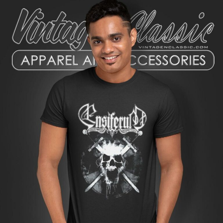 Ensiferum Skull T Shirt Ensiferum Skull T Shirt