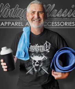 Ensiferum Skull V Neck TShirt