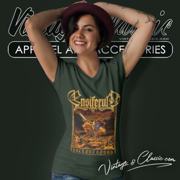 Ensiferum Victory Songs V Neck TShirt Ensiferum Victory Songs V Neck TShirt