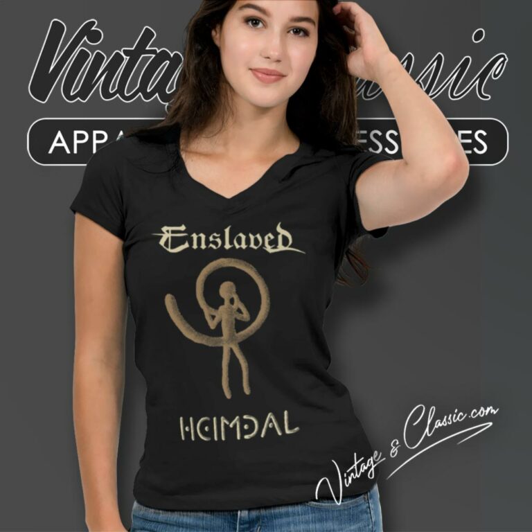 Enslaved Heimdal V Neck TShirt Enslaved Heimdal V Neck TShirt