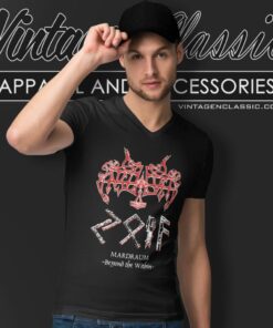 Enslaved Shirt Mardraum With Runes V Neck TShirt