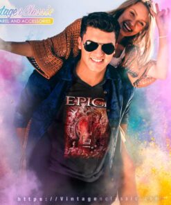 Epica Band V Neck TShirt