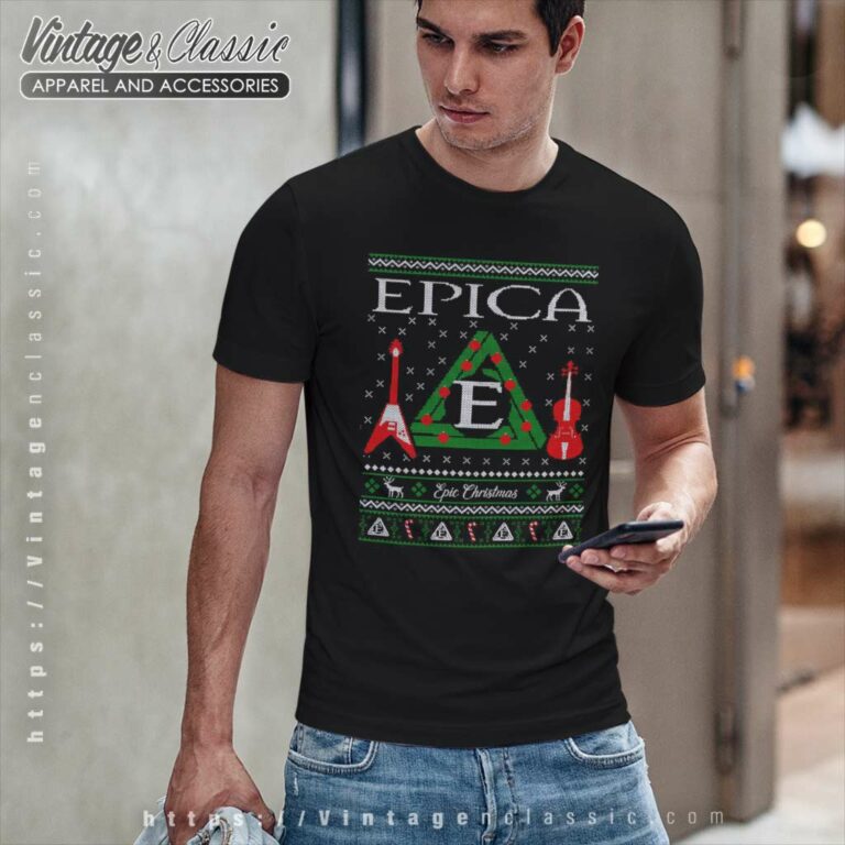 Epica Epic Christmas T Shirt Epica Epic Christmas T Shirt