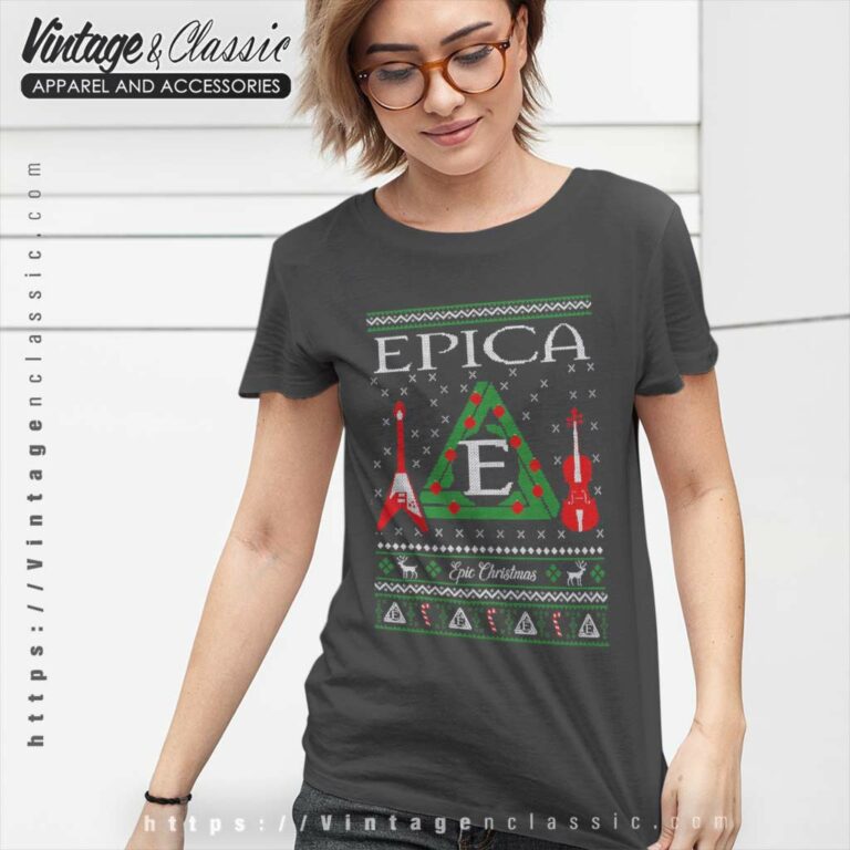 Epica Epic Christmas Women TShirt Epica Epic Christmas Women TShirt