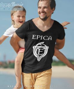 Epica Logo V Neck TShirt