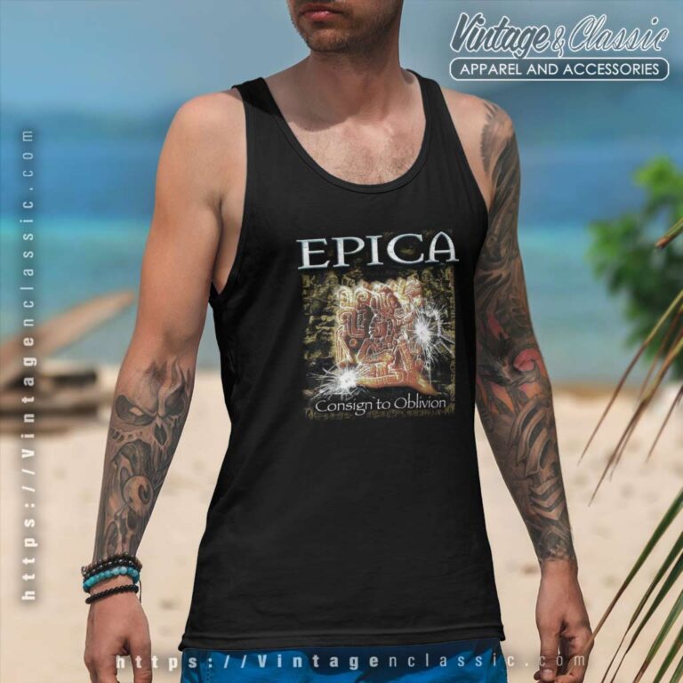 Epica Shirt Consign To Oblivion Tank Top Racerback Epica Shirt Consign To Oblivion Tank Top Racerback