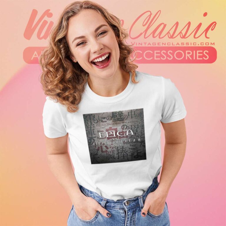 Epica Shirt Epica Vs Attack On Titan Songs Women TShirt 1 Epica Shirt Epica Vs Attack On Titan Songs Women TShirt 1