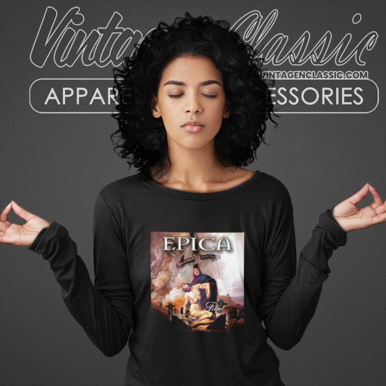 Epica Shirt Feint Album Cover Epica Shirt Feint Album Cover Long Sleeve Tee Epica Shirt Feint Album Cover Epica Shirt Feint Album Cover Long Sleeve Tee
