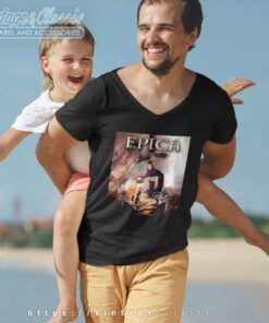 Epica Shirt Feint Album Cover Epica Shirt Feint Album Cover V Neck TShirt
