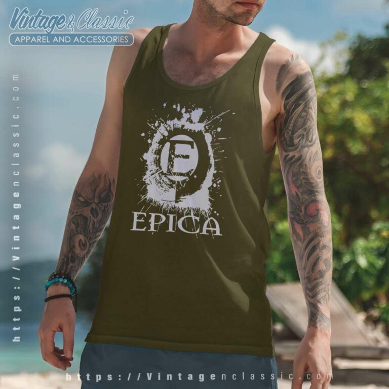 Epica Shirt Metal Band Logos Tank Top Racerback Epica Shirt Metal Band Logos Tank Top Racerback