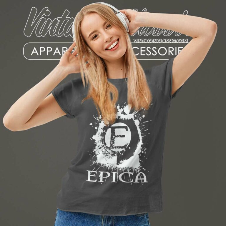 Epica Shirt Metal Band Logos Women TShirt Epica Shirt Metal Band Logos Women TShirt