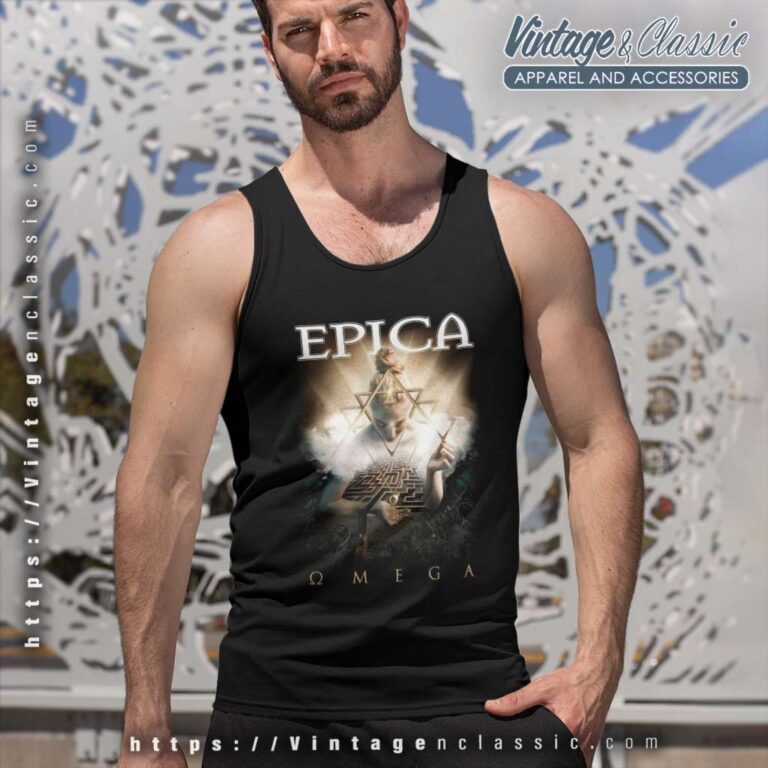 Epica Shirt Omega Cover Art Tank Top Racerback Epica Shirt Omega Cover Art Tank Top Racerback