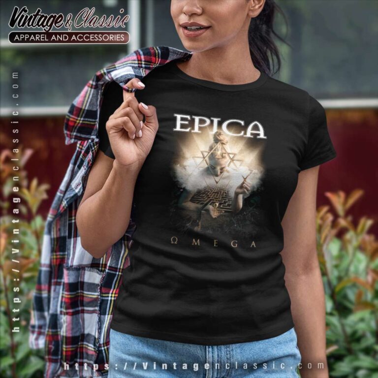 Epica Shirt Omega Cover Art Women TShirt Epica Shirt Omega Cover Art Women TShirt