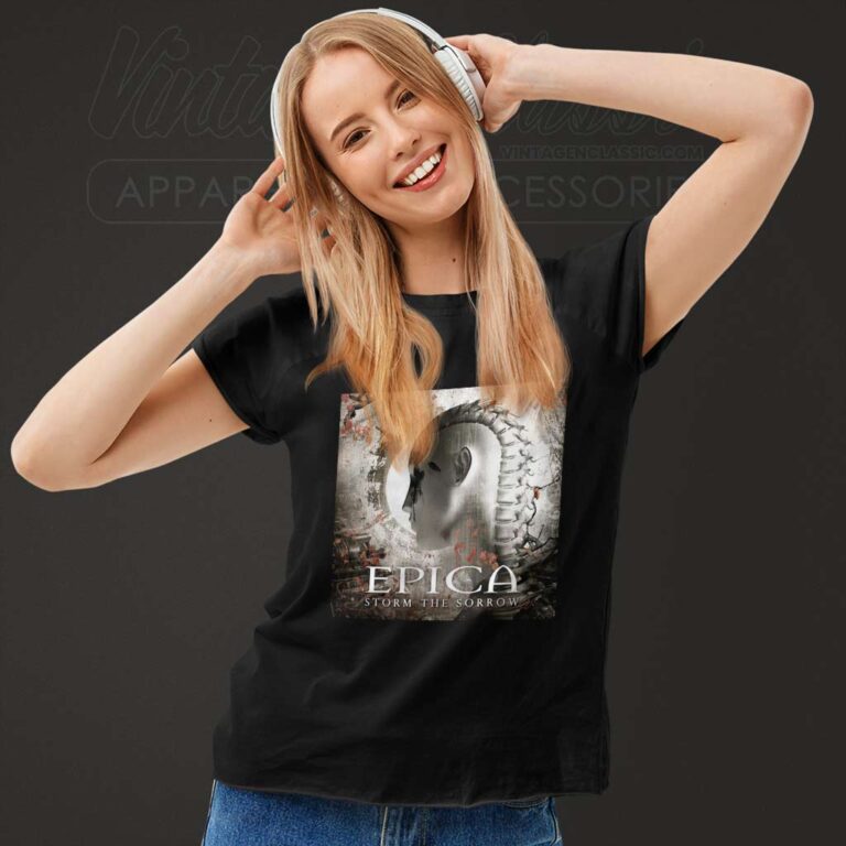 Epica Shirt Storm The Sorrow Women TShirt Epica Shirt Storm The Sorrow Women TShirt