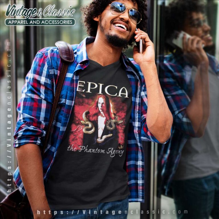 Epica Shirt The Phantom Agony V Neck TShirt Epica Shirt The Phantom Agony V Neck TShirt