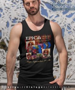 Epica Shirt We Will Take You With Us Tank Top Racerback