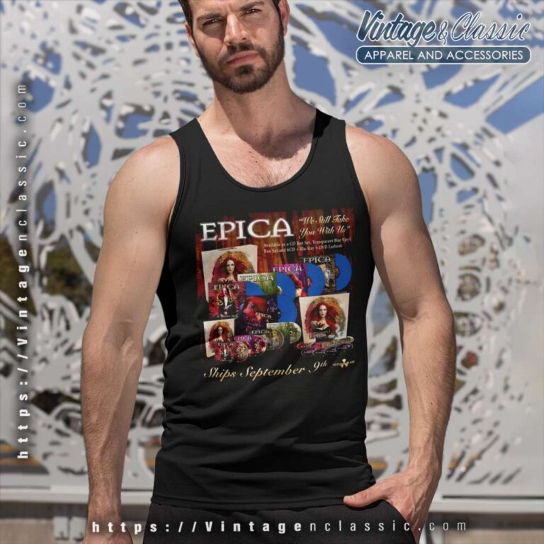 Epica Shirt We Will Take You With Us Tank Top Racerback Epica Shirt We Will Take You With Us Tank Top Racerback