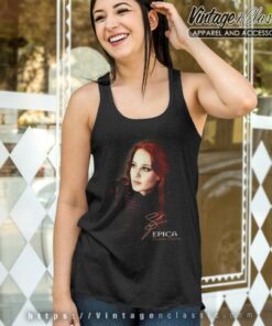 Epica Simone Simons Portrait Shirt Tank Top Racerback