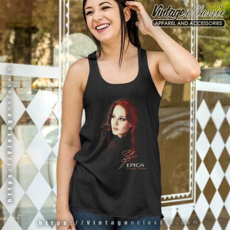 Epica Simone Simons Portrait Shirt Tank Top Racerback Epica Simone Simons Portrait Shirt Tank Top Racerback