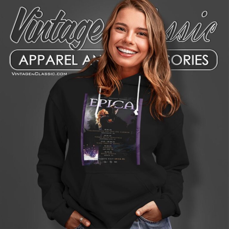 Epica Tour 2024 Poster Hoodie Epica Tour 2024 Poster Hoodie