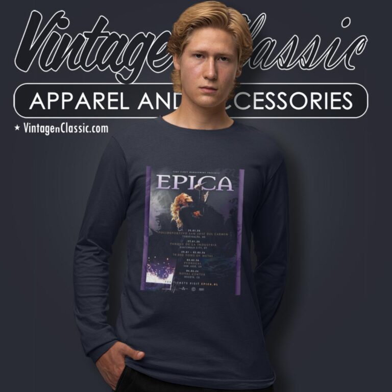 Epica Tour 2024 Poster Long Sleeve Tee Epica Tour 2024 Poster Long Sleeve Tee