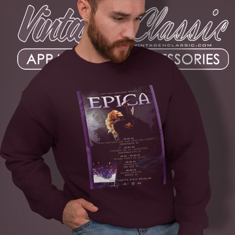 Epica Tour 2024 Poster Sweatshirt Epica Tour 2024 Poster Sweatshirt