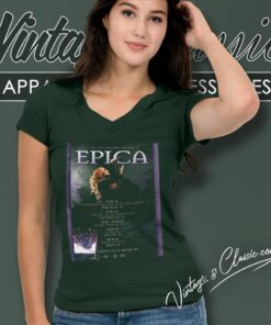 Epica Tour 2024 Poster V Neck TShirt
