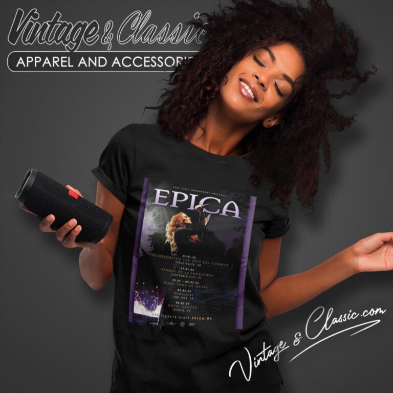 Epica Tour 2024 Poster Women T Shirt Epica Tour 2024 Poster Women T Shirt