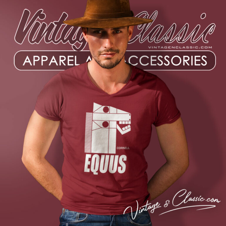 Equus Cornell University V Neck TShirt Equus Cornell University V Neck TShirt