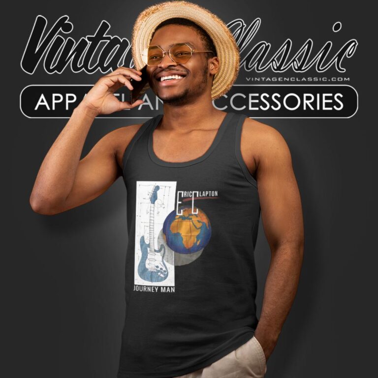 Eric Clapton Shirt Journeyman World Tour 1990 Guitar Rock Tank Top Racerback Eric Clapton Shirt Journeyman World Tour 1990 Guitar Rock Tank Top Racerback