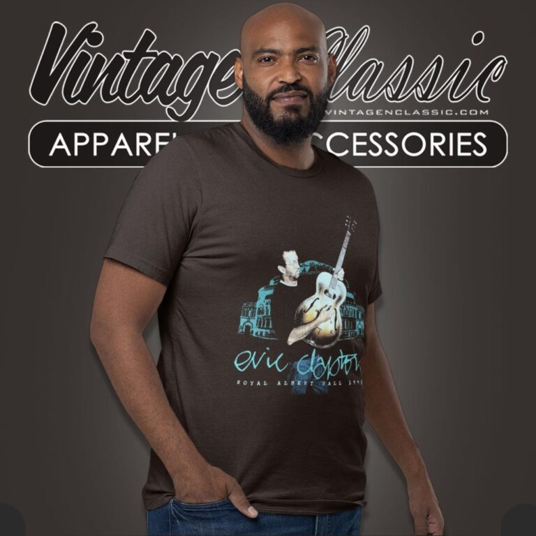 Eric Clapton Shirt Royal Albert Hall Double Sided Graphic T Shirt Eric Clapton Shirt Royal Albert Hall Double Sided Graphic T Shirt