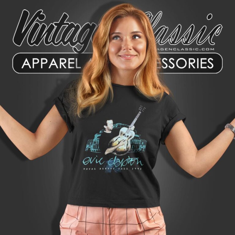 Eric Clapton Shirt Royal Albert Hall Double Sided Graphic Women T Shirt Eric Clapton Shirt Royal Albert Hall Double Sided Graphic Women T Shirt