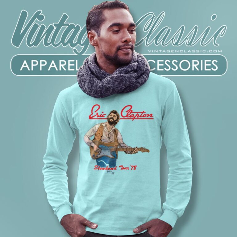 Eric Clapton Slowhand Tour 78 Long Sleeve Tee Eric Clapton Slowhand Tour 78 Long Sleeve Tee