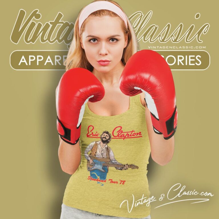 Eric Clapton Slowhand Tour 78 Tank Top Racerback Eric Clapton Slowhand Tour 78 Tank Top Racerback