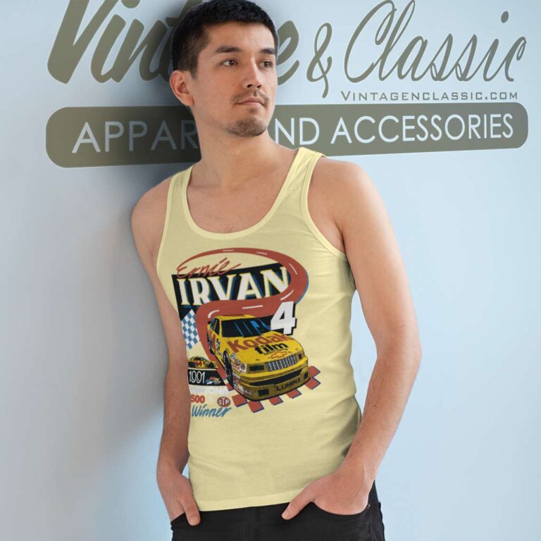 Ernie Irvan Kodak Racing Tank Top Racerback Ernie Irvan Kodak Racing Tank Top Racerback