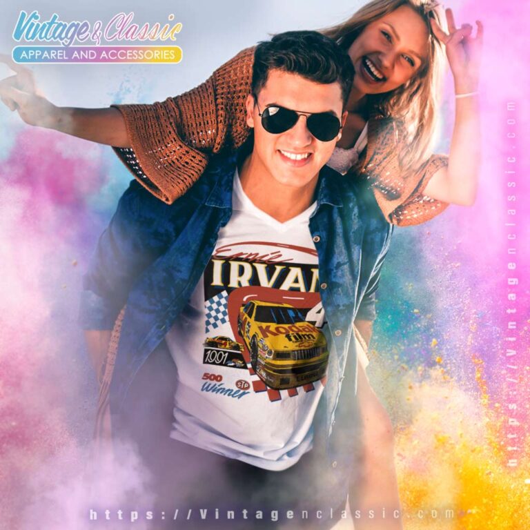 Ernie Irvan Kodak Racing V Neck TShirt Ernie Irvan Kodak Racing V Neck TShirt