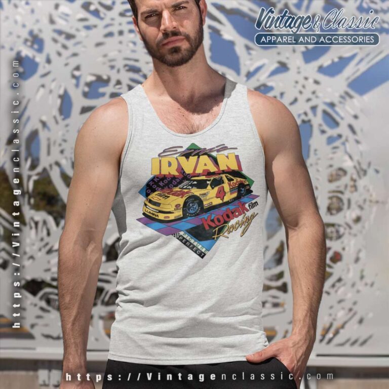 Ernie Irvan Nascar Kodak Film Racing Vintage Tank Top Racerback Ernie Irvan Nascar Kodak Film Racing Vintage Tank Top Racerback