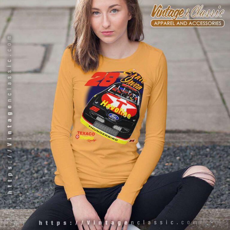 Ernie Irvan Texaco Havoline Racing Long Sleeve Tee Ernie Irvan Texaco Havoline Racing Long Sleeve Tee