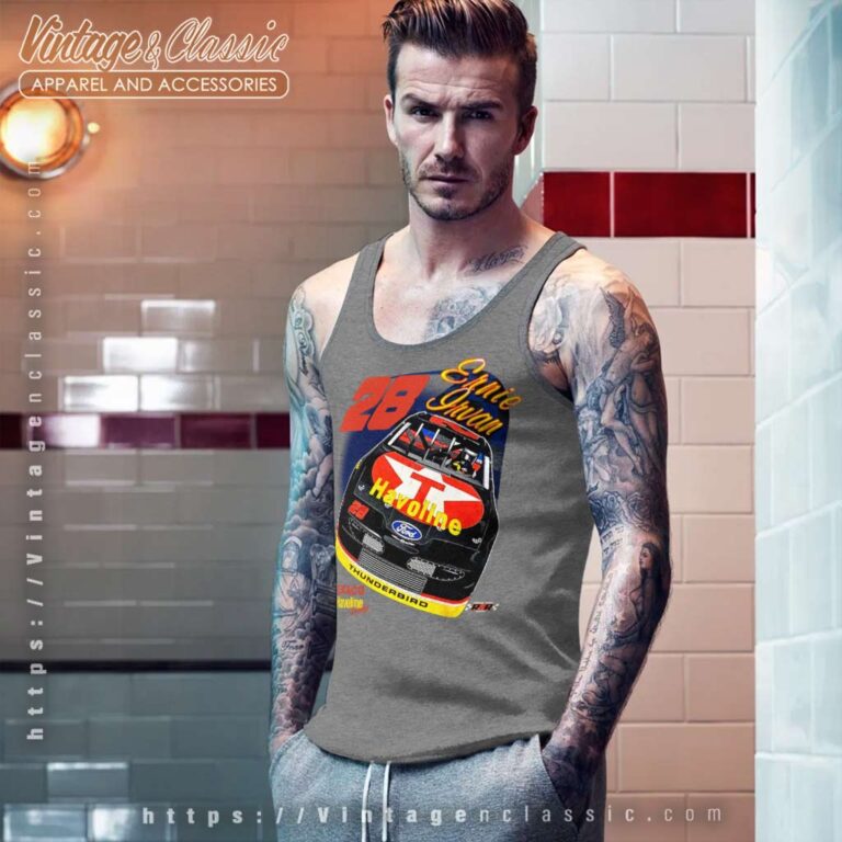 Ernie Irvan Texaco Havoline Racing Tank Top Racerback Ernie Irvan Texaco Havoline Racing Tank Top Racerback