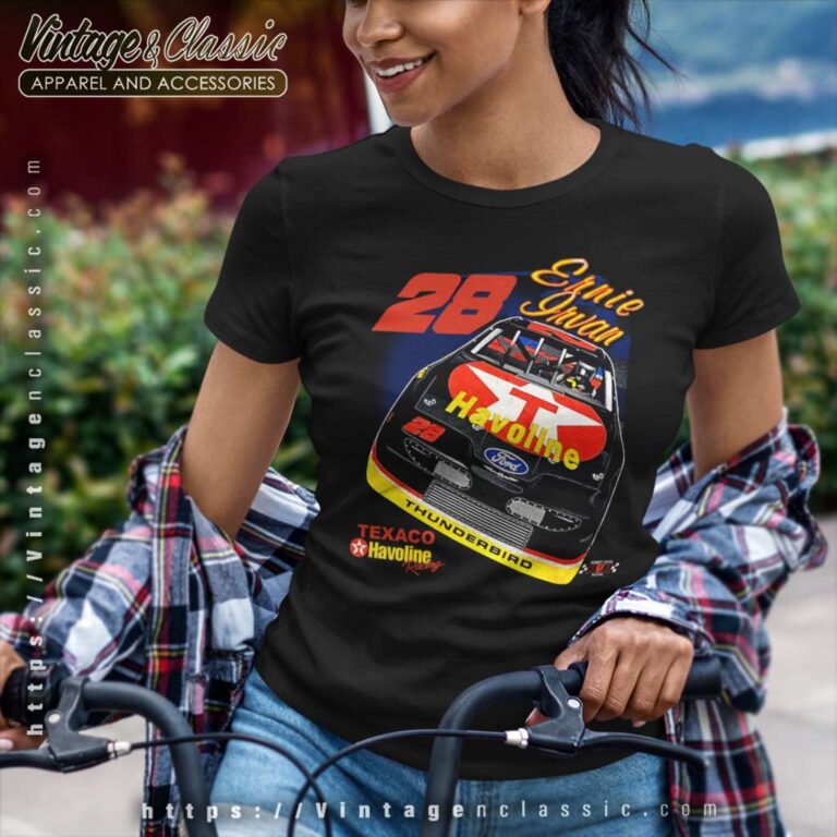 Ernie Irvan Texaco Havoline Racing Women TShirt Ernie Irvan Texaco Havoline Racing Women TShirt