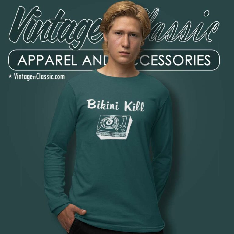 Ethan Hawkes Bikini Kill Shirt Leave The World Behind Long Sleeve Tee Ethan Hawkes Bikini Kill Shirt Leave The World Behind Long Sleeve Tee